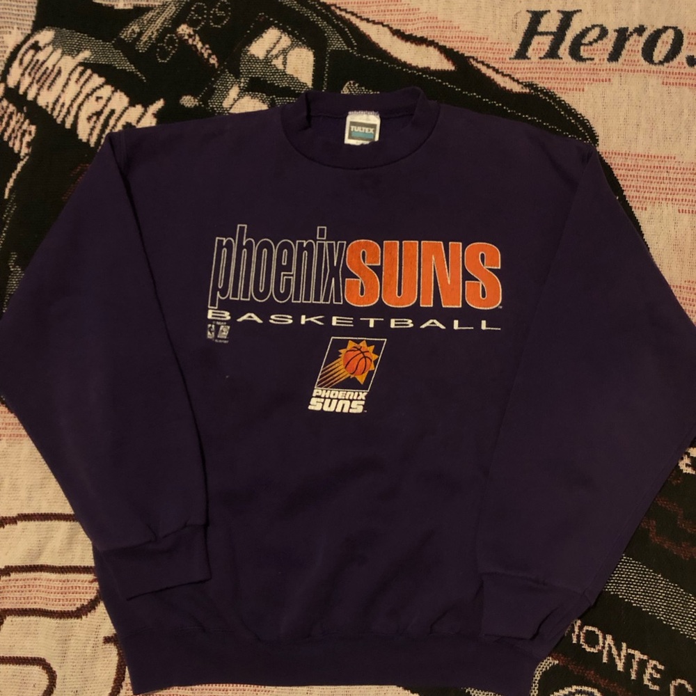 Vintage Phoenix Suns Crewneck Sweatshirt in Purple and Orange